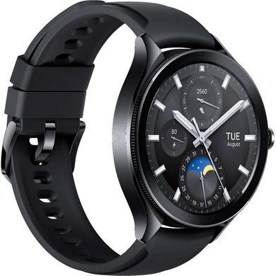 Смарт-годинник Xiaomi Watch 2 Pro Black Case with Black Fluororubber Strap (BHR7211GL) [618059]