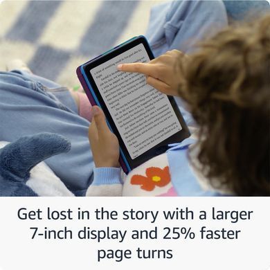 Електронна книга Amazon Kindle Paperwhite Kids (12th Gen) 16GB Black with Cyber City Cover_JP (Kindle PW Kids (12th Gen) 16GB Black+Cyber_JP) [614466]