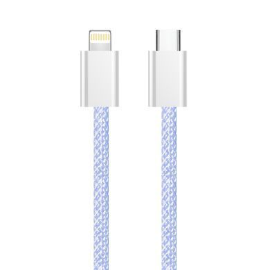 Кабель ColorWay Lightning + USB Type-C (M/M), 3.0 А, 1 м, Purple (CW-CBPDCL061-PU) [604168]
