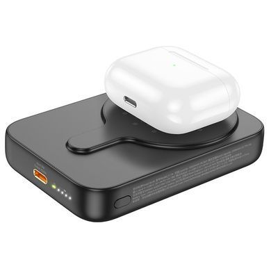 Зовнішній акумулятор HOCO J117A Esteem PD20W magnetic power bank(10000mAh) Black (6942007605823) [806578]