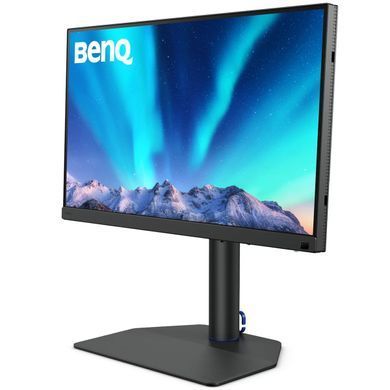 Монітор TFT 27" BenQ SW272Q, 2K IPS, 2хHDMI, DP, USB-C, HAS, USB-hub, MCR, Pivot, сірий (9H.LLPLB.QBE) [400488]