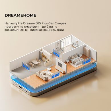 Робот-пилосос Dreame Bot D10 Plus Gen 2 White (RLD32GD) [611820]