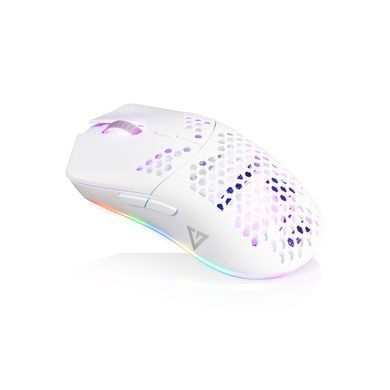 Мишка Modecom Shinobi 3360 Volcano, ігрова, 12000dpi., 6кн., біла (M-MC-SHINOBI-3360-200) [401188]