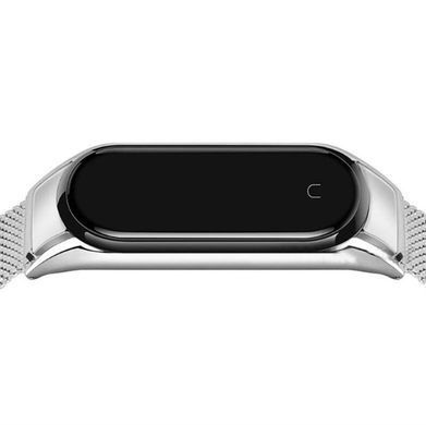 Ремінець BeCover Metal для Xiaomi Mi Smart Band 5/Mi Smart Band 6 Silver (705147) [604611]