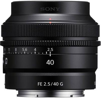 Об'єктив Sony 40mm (SEL40F25G.SYX)