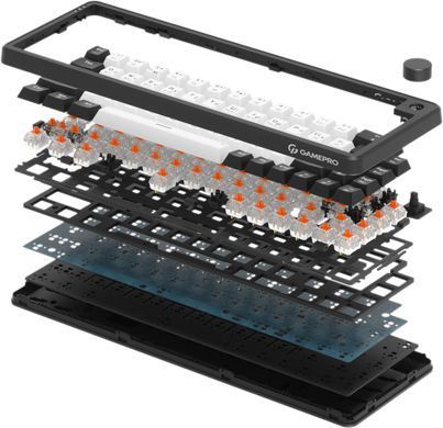 Клавіатура бездротова GamePro Asgard Valhalla Black (MK210B Pro) [613231]