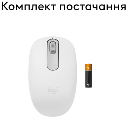 Миша Logitech M196 Bluetooth Off White (L) (910-007460) [201943]