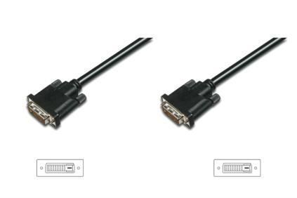 Кабель DIGITUS DVI-D (M/M), 3м, чорний (AK-320108-030-S) [108480]