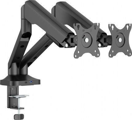 Кріплення настільне для двох моніторів OfficePro 17-35" Black (MA452B) [612286]