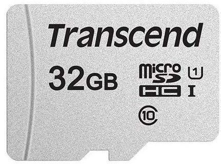 Карта пам'яті Transcend microSD 32GB C10 UHS-I R100/W20MB/s + SD (TS32GUSD300S-A) [110007]