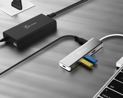 Мережевий зарядний пристрій J5create Super Charger 100W Black (JUP2290C-EN) [618215]