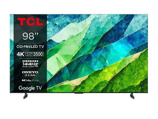 Телевізор 98" TCL MiniLED 4K 144Hz Smart Google TV Titan ONKYO sound (98C855) [111214]
