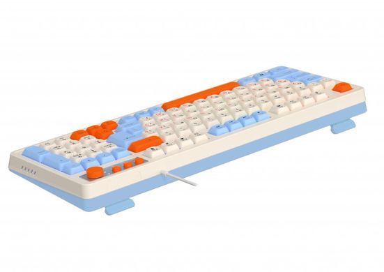 Клавiатура Maxxter White (KBG-3C01-UA) [606079]