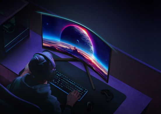 Монітор Samsung 27" Odyssey G55C 2xHDMI (LS27CG550EIXCI)