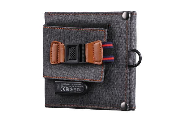 Портативна сонячна панель 2E, DC 14 Вт, USB-A 5В/2.4A (2E-PSP0010) [15990]