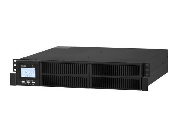 Джерело безперебійного живлення 2E OD2000RT, 2000VA/1800W, RT2U, LCD, USB, 3xSchuko (2E-OD2000RT) [102991]