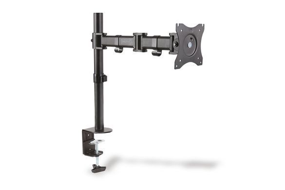 Кріплення DIGITUS Monitor Clamp, 15-27", з нахилом, поворотом (DA-90361) [16998]