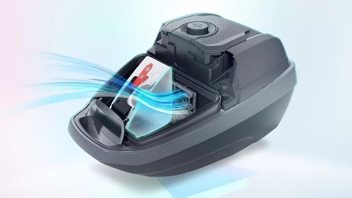 Пилосос Bosch мішковий, 600Вт, 4л, ЕРА10, червоний (BGLS4X201) [15639]