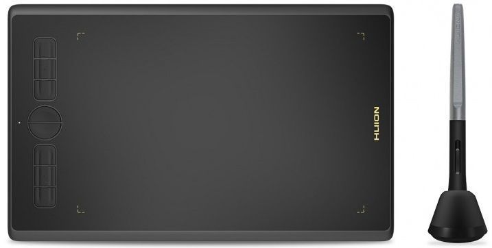 Графічний планшет Huion 8"x5", USB-C, чорний (H580X) [104758]