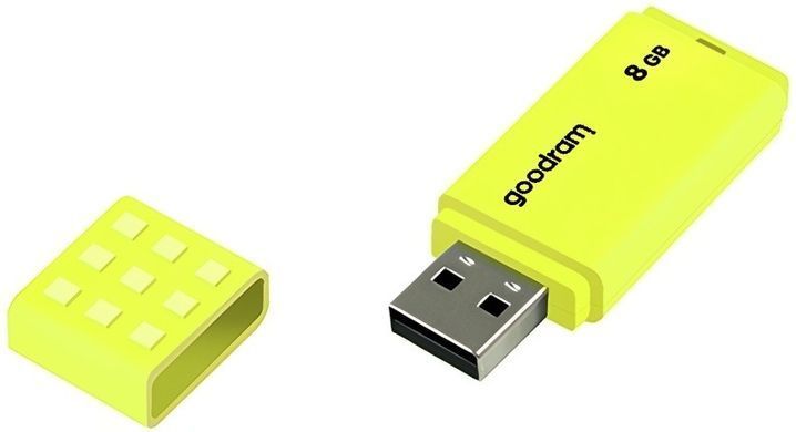 Флеш-накопичувач USB2.0 8GB Goodram UME2 Yellow (UME2-0080Y0R11) [607085]