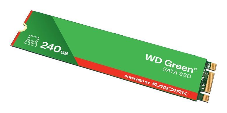 Твердотільний запам&rsquo;ятовувальний пристрій накопичувач (SSD) SATA M.2 240GB 6GB/S GREEN SANDISK (WDS240G3G0B) [501454]