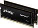 Пам'ять ноутбука Kingston DDR4 16GB KIT (8GBx2) 3200 FURY Impact (KF432S20IBK2/16) [103774], фото 8
