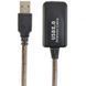Кабель Cablexpert USB - USB V 2.0 (F/M), активний подовжувач, 5 м, чорний (UAE-01-5M) [603581], фото 5