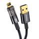 Кабель Baseus Explorer Series Auto Power-Off Fast Charging Data Cable USB to IP 2.4A 1m Black (CATS000401) [802334], фото 5