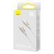 Кабель Baseus Glimmer Series Fast Charging Data Cable Type-C to Type-C 100W 1m White (CADH000702) [803299], фото 2