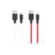 Кабель HOCO X21 USB to iP 2A, 1m, silicone, TPE connectors, Black+White (6957531071365) [804369], фото 3