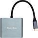 Адаптер Blueendless USB Type-C - 2xHDMI (M/F) Grey (CA913831) [604360], фото 2