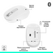Миша Logitech M196 Bluetooth Off White (L) (910-007460) [201943], фото 4