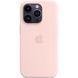 Чохол-накладка Apple Silicone Case with MagSafe для Apple iPhone 14 Pro Chalk Pink (MPTH3) [614867], фото 3