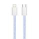 Кабель ColorWay Lightning + USB Type-C (M/M), 3.0 А, 1 м, Purple (CW-CBPDCL061-PU) [604168], фото 2