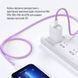Кабель ColorWay Lightning + USB Type-C (M/M), 3.0 А, 1 м, Purple (CW-CBPDCL061-PU) [604168], фото 9
