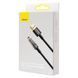 Кабель Baseus Explorer Series Auto Power-Off Fast Charging Data Cable USB to IP 2.4A 1m Black (CATS000401) [802334], фото 2