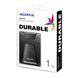 Зовнішній жорсткий диск PHD External 2.5'' ADATA USB 3.1 DashDrive Durable HD650 1TB Black (AHD650-1TU31-CBK) [803155], фото 2