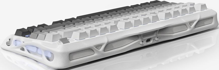 Клавіатура механічна GravaStar Mercury K1 80keys, GravaStar x Kailh Cheery Pink, EN, BT/WL/USB, білий (GSK1_GWHT) [111233]