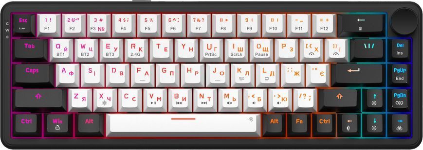 Клавіатура бездротова GamePro Asgard Valhalla Black (MK210B Pro) [613231]