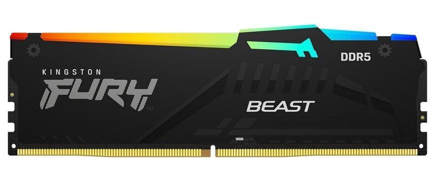 Пам'ять ПК Kingston DDR5 64GB 5600 FURY Beast RGB (KF556C36BBEA-64) [108074]