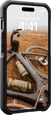 Чохол-накладка Urban Armor Gear Metropolis LT Magsafe для Apple iPhone 15 Pro Kevlar Black (114277113940) [616512]