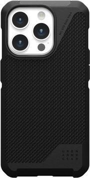 Чохол-накладка Urban Armor Gear Metropolis LT Magsafe для Apple iPhone 15 Pro Kevlar Black (114277113940) [616512]