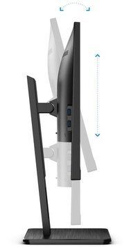 Монітор TFT 31.5" AOC, VA, UHD, DP, HDMI x 2, Pivot, HAS, колонки, чорний (U32P2) [400445]