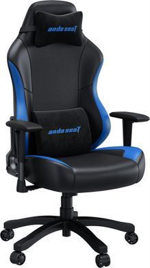 Крісло для геймерів Anda Seat Luna Size L PVC Black/Blue (AD18-48-BS-PV) [614517]