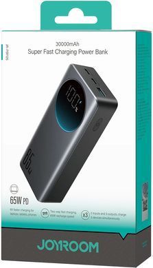 УМБ Joyroom 30000mAh 65W PD,QC3.0, USB-A, 2xUSB-C In/Out, Black (JR-PBF05) [402234]
