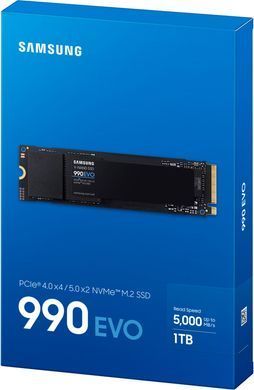 SSD диск SAMSUNG 990 EVO, 1TB, (MZ-V9E1T0BW) [304099]
