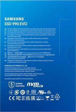 SSD диск SAMSUNG 990 EVO, 1TB, (MZ-V9E1T0BW) [304099]