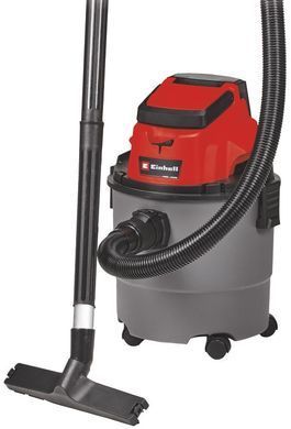 Пилосос професійний акумуляторний Einhell TC-VC 18/15 Li-Solo, PXC 18В, 8кПа, контейнер 15л, без АКБ та ЗП (2347145) [15600]
