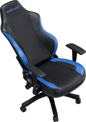 Крісло для геймерів Anda Seat Luna Size L PVC Black/Blue (AD18-48-BS-PV) [614517]