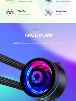 Кулер для процесора GAMEMAX (IceChill 240V) [304252]